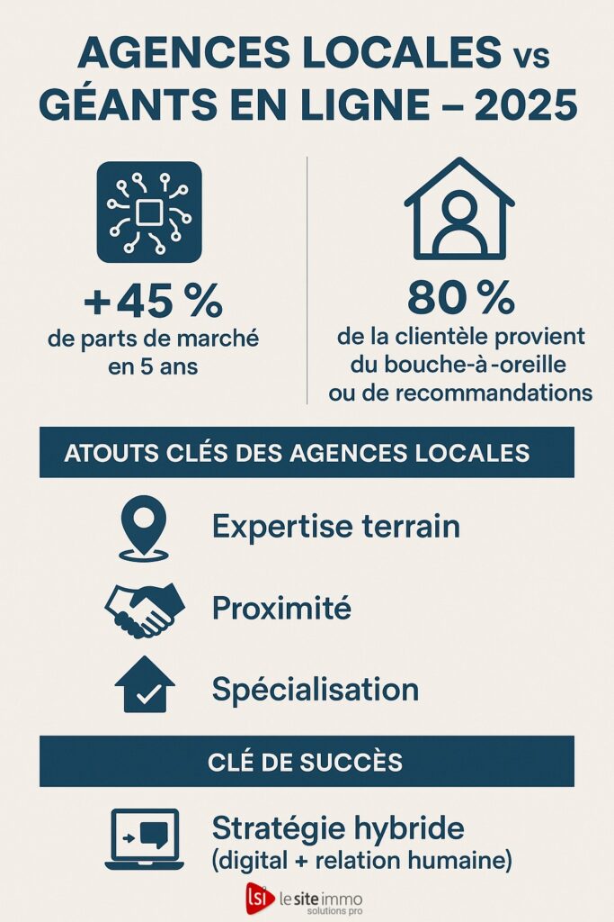 Agences locales et géants du web - Lesiteimmo.com